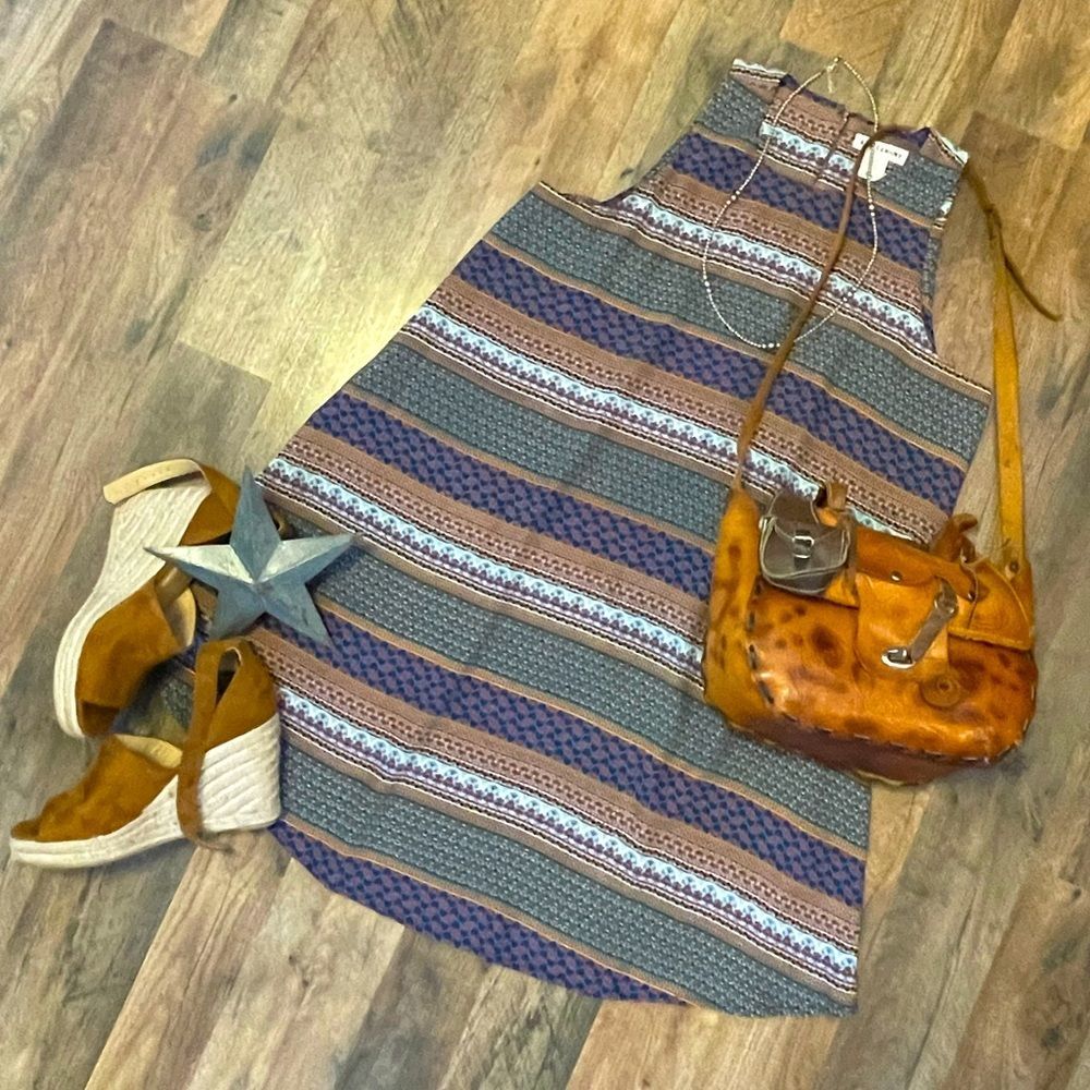 Artisian NY Womens A-Line Boho Sleeveless Dress 6